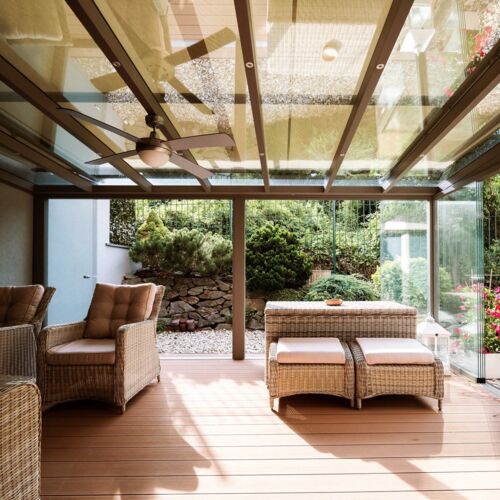 Aluminium winter gardens